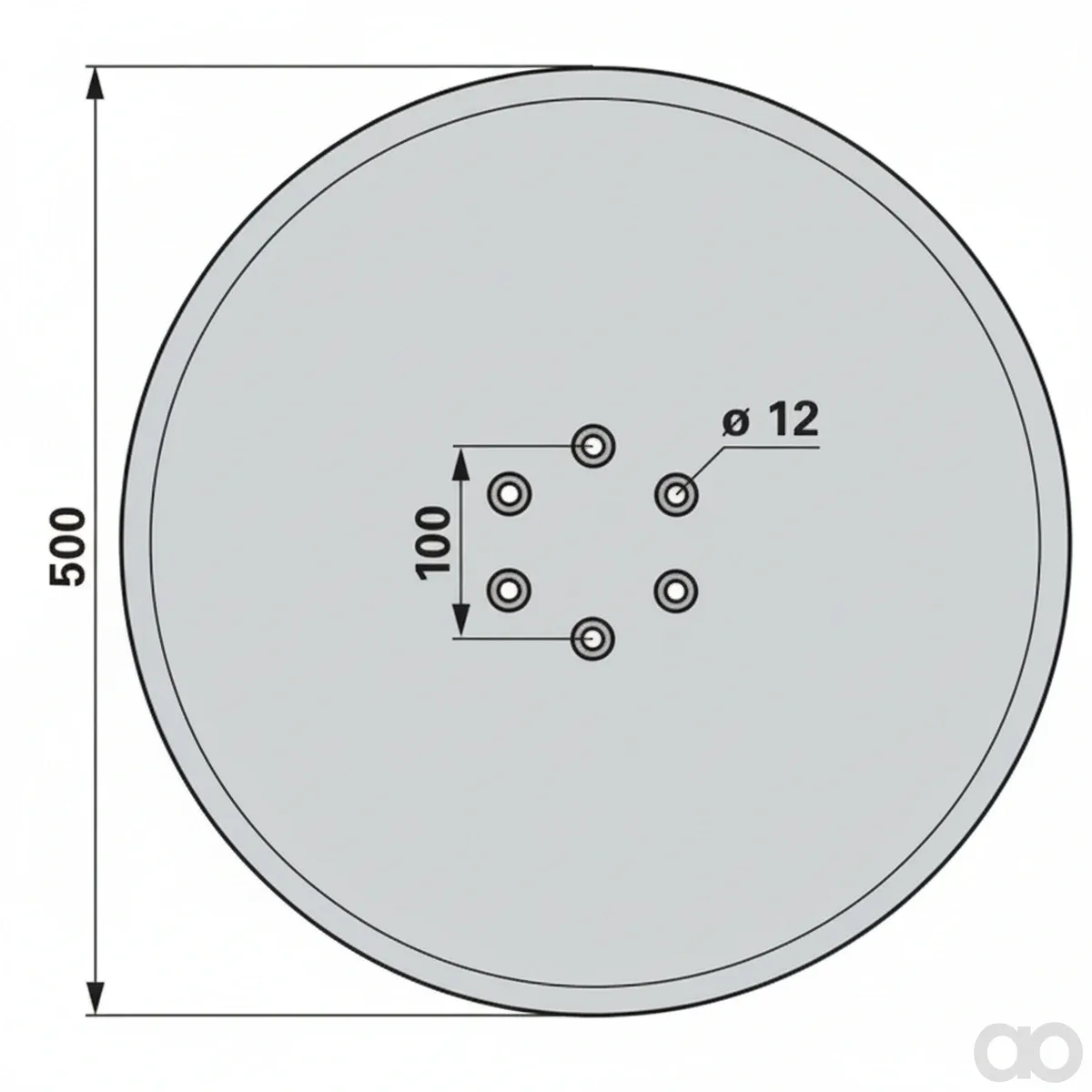 Prillinger-00218425 - Disc coulter smooth Instead of (00218425)