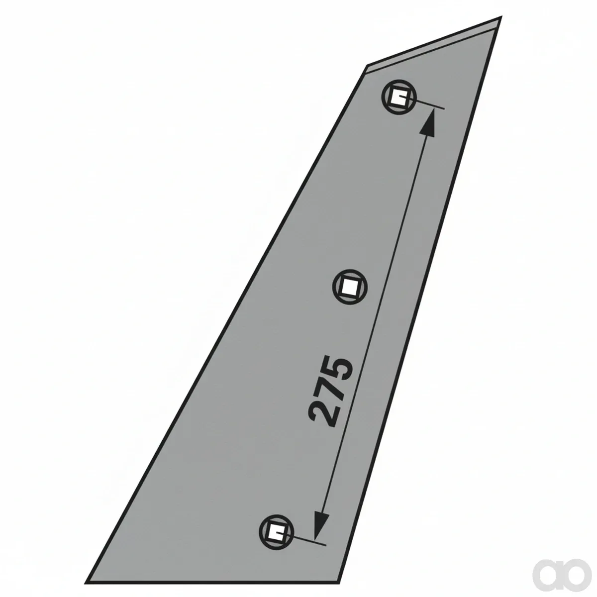 Prillinger-00220261 - Moldboard edge left Instead (00220261)