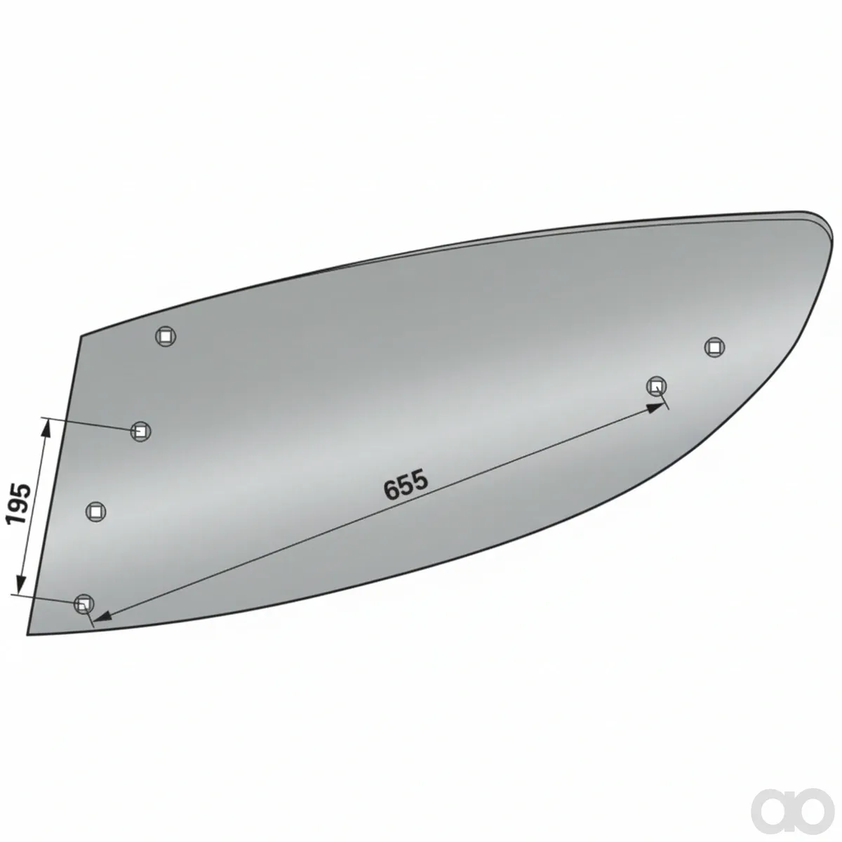 Prillinger-00220743 - Moldboard left Instead Of R (00220743)