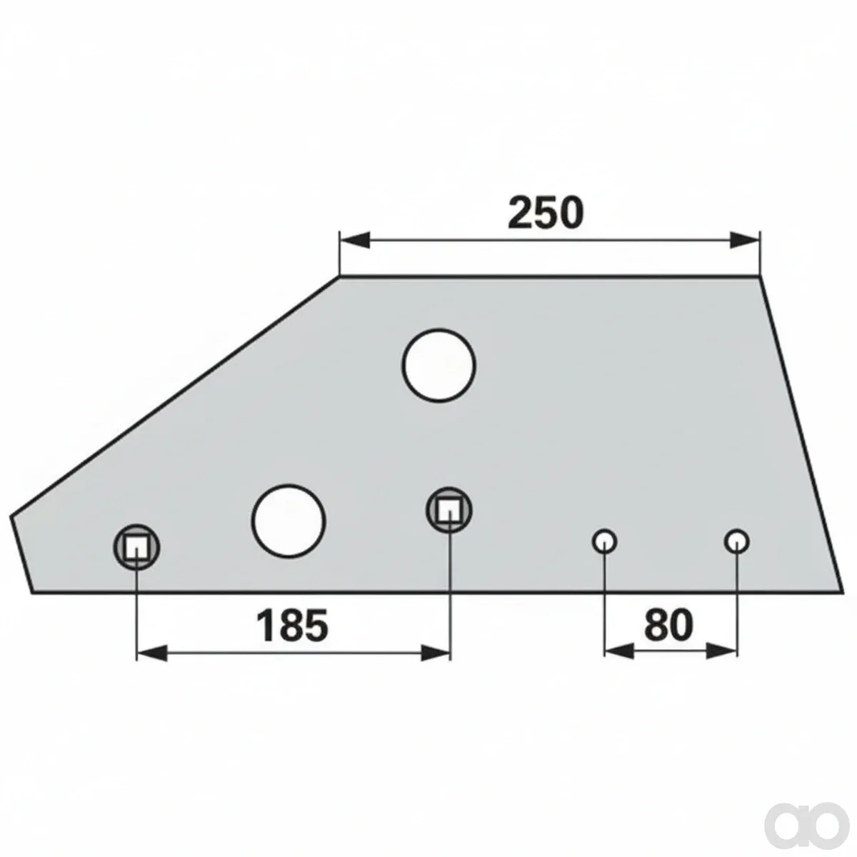 Prillinger-00224418 - Guide right front Instead V (00224418)