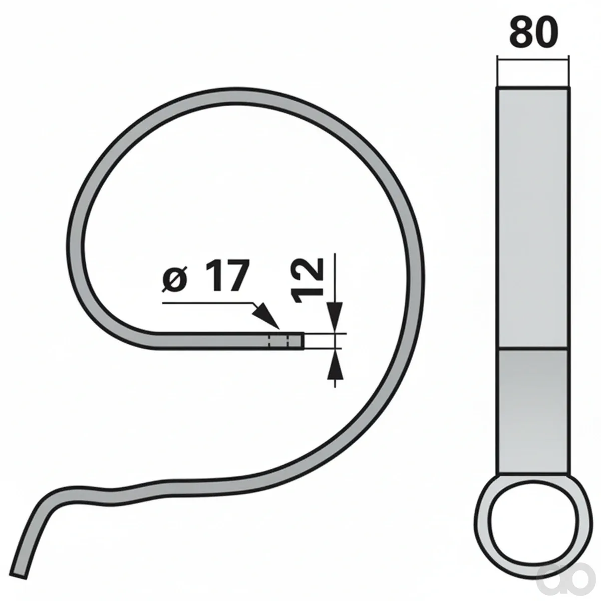 Prillinger-00231673 - Reinforcement Spring 80X12 (00231673)