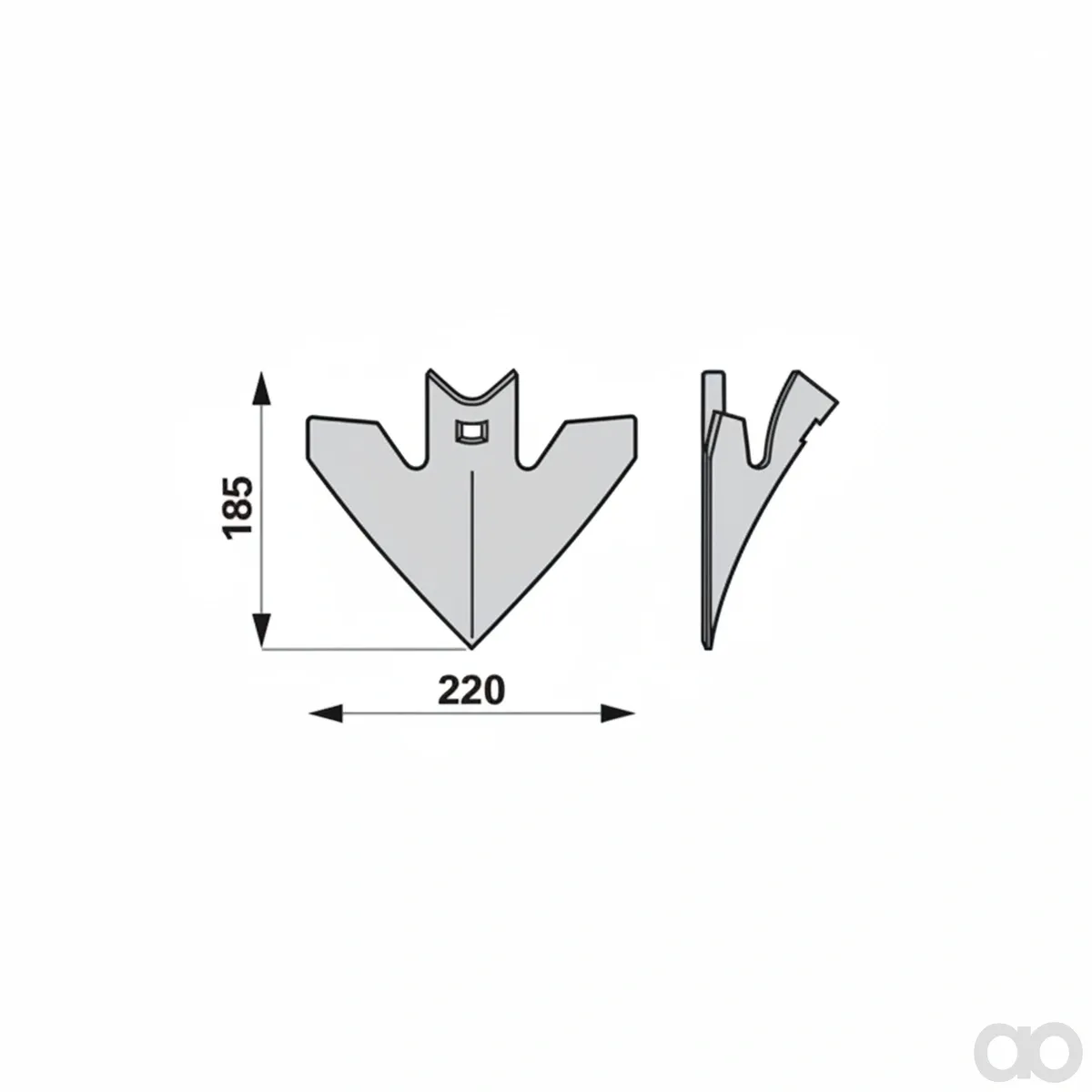 Prillinger-00232133 - Goosefoot Share Working Width 2 (00232133)