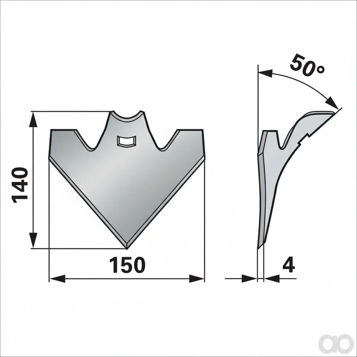 Prillinger-00232252 - Goosefoot Share Working Width 1 (00232252)