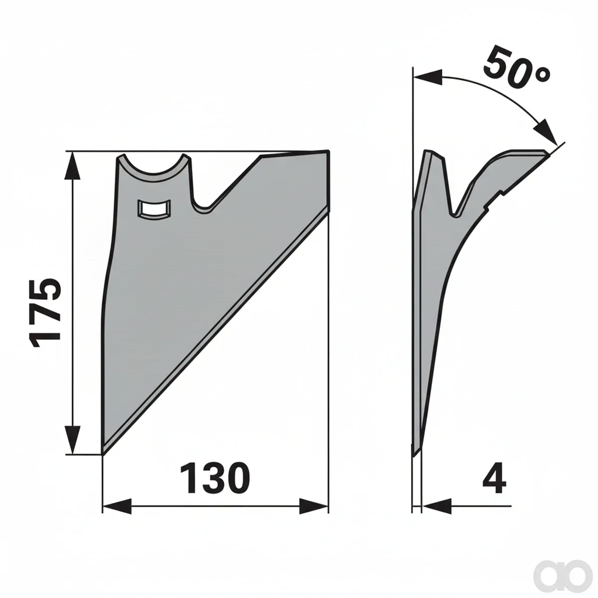 Prillinger-00232255 - Half Share Left Working Width (00232255)