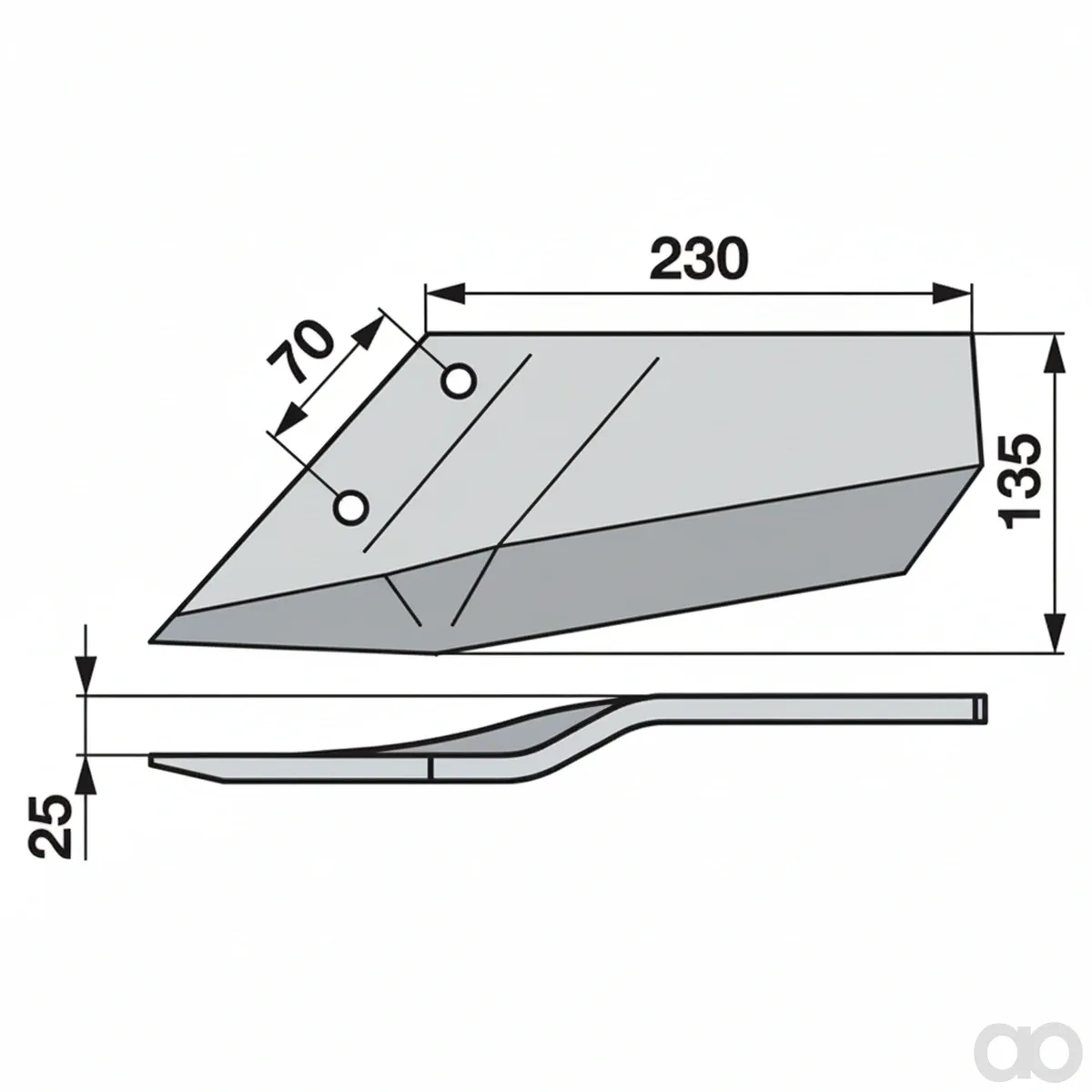 Prillinger-00232610 - Wing Share Left Instead of (00232610)