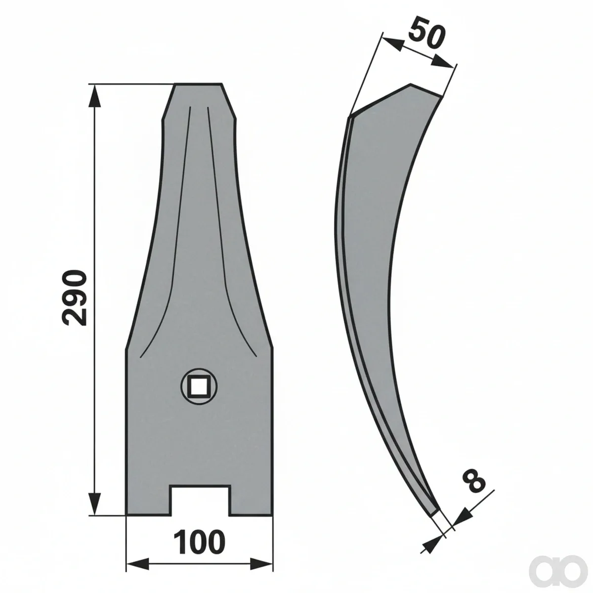 Prillinger-00232611 - Middle Guide Plate Instead of L (00232611)