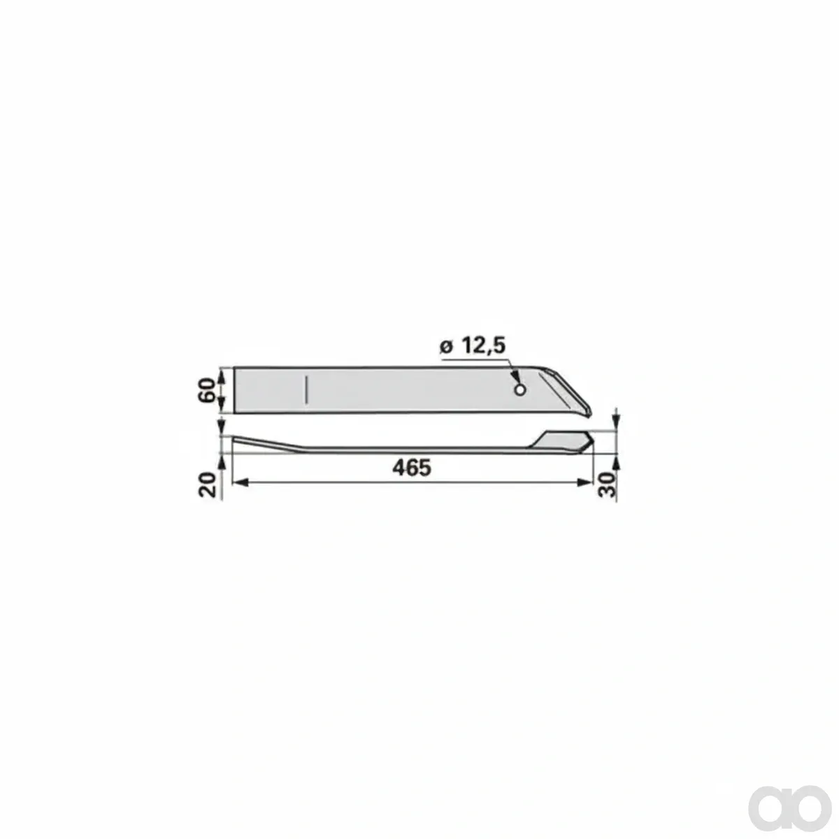 Prillinger-00234160 - Front Knife Right Instead of (00234160)