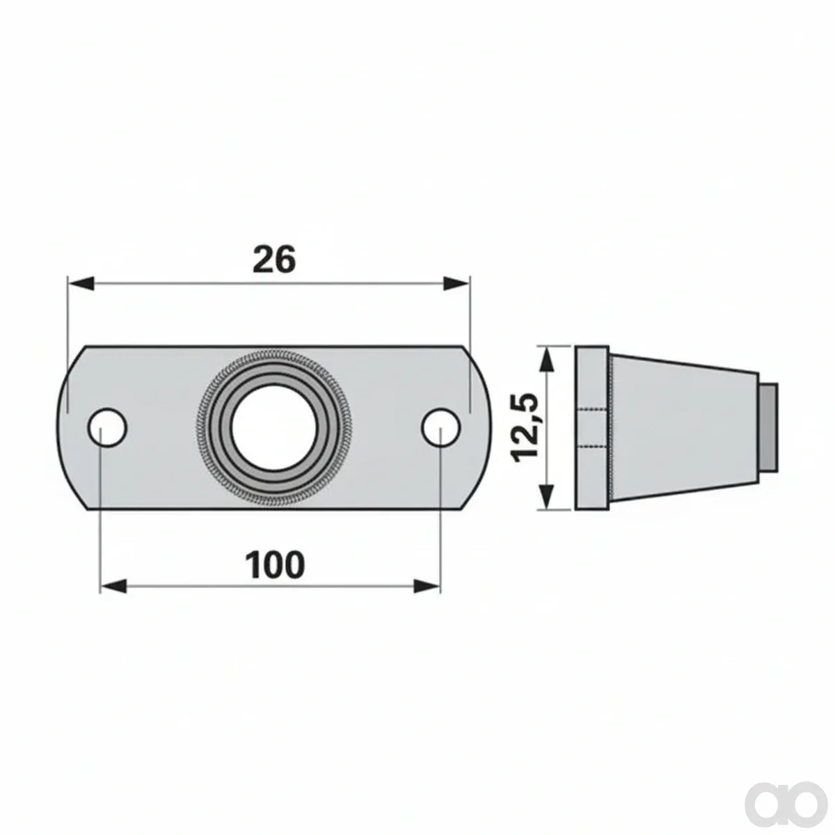 Prillinger-00234170 - Crumb Roller Bearing for Shaft (00234170)