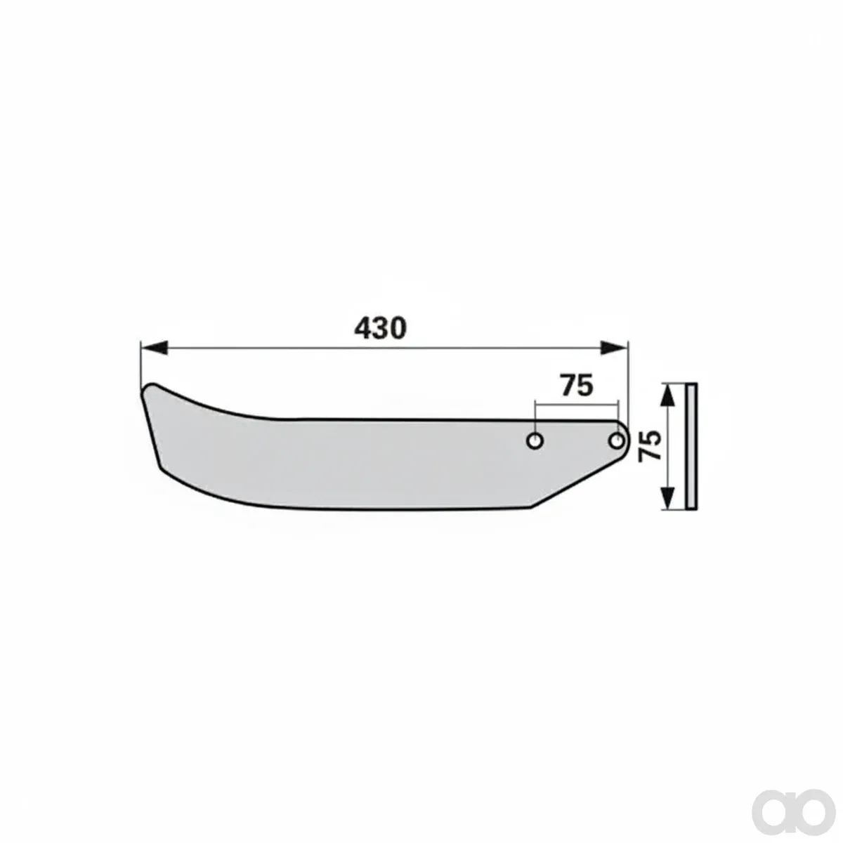 Prillinger-00234201 - Knife Tine Instead of Vogel (00234201)