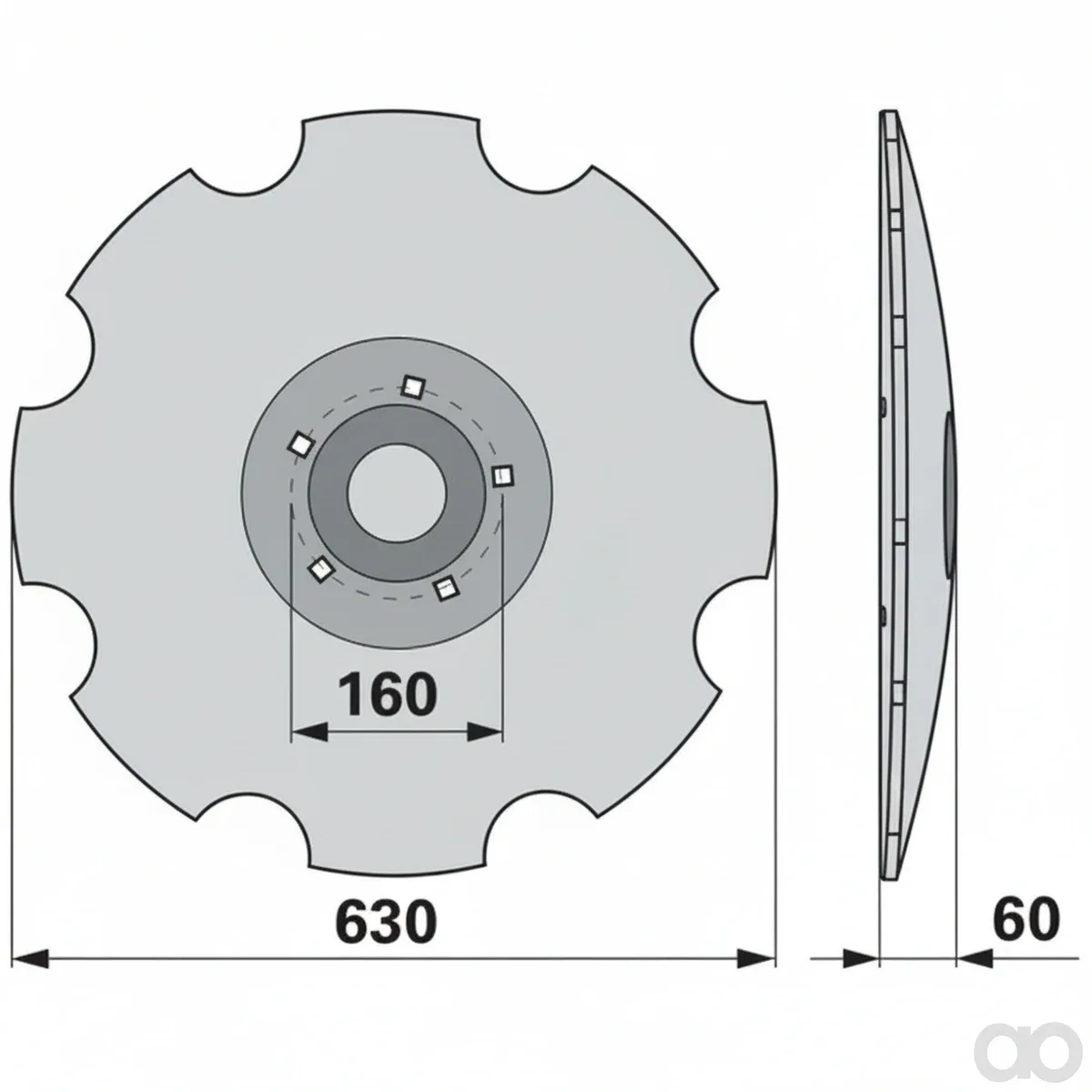 Prillinger-00240629 - Serrated disc Instead (00240629)