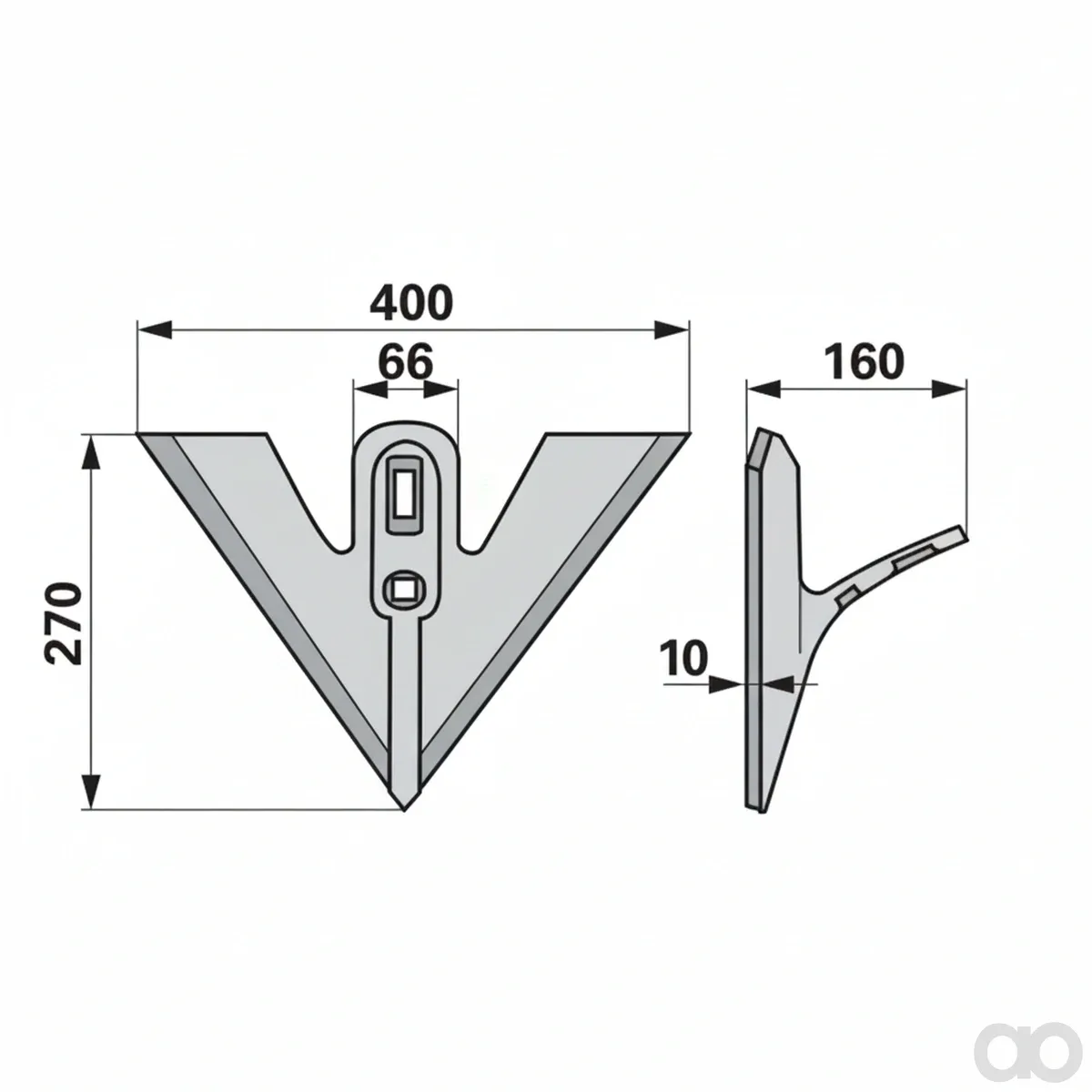 Prillinger-00240631 - Wide share Working width 400X (00240631)