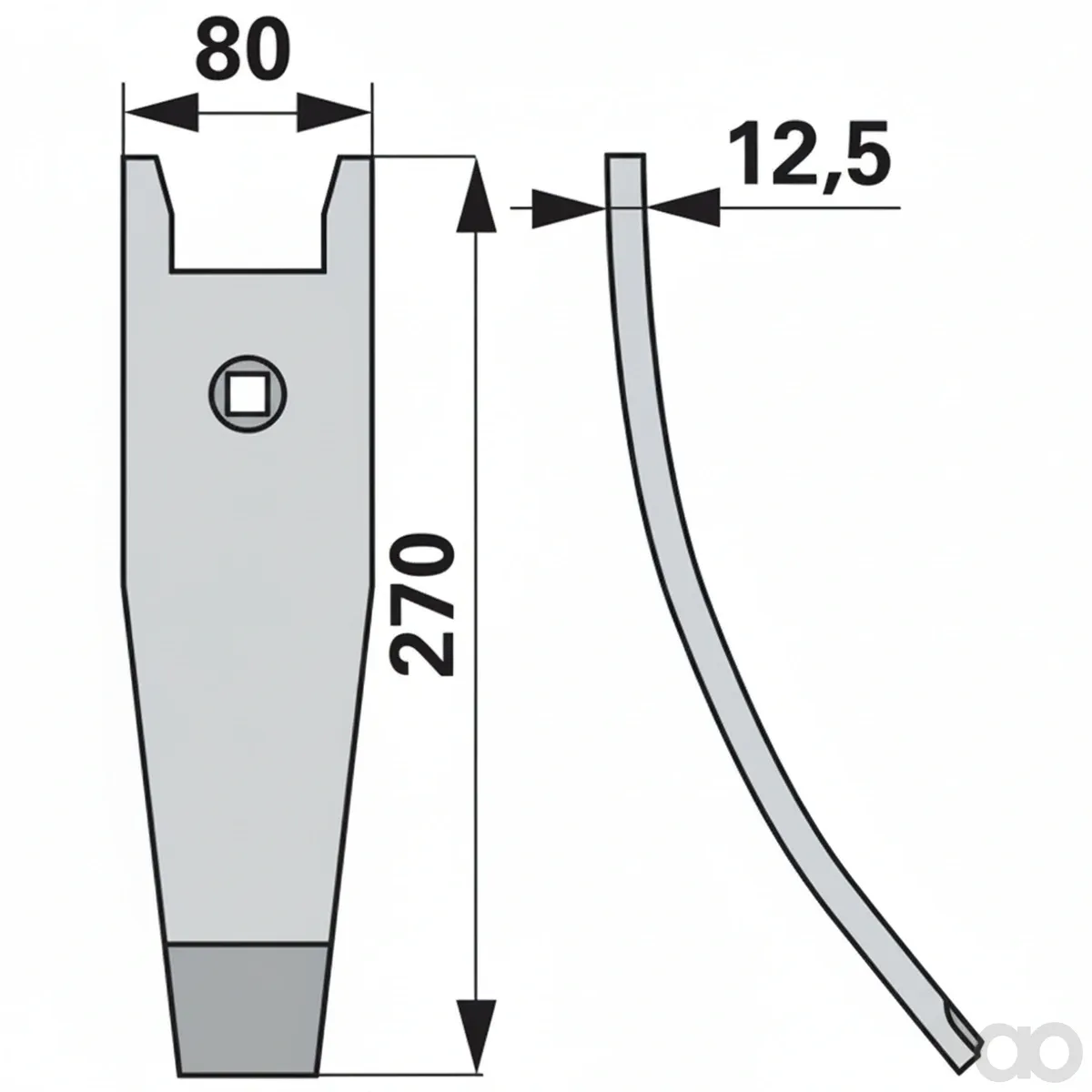 Prillinger-00240682 - Share tip Fitted with carbide (00240682)