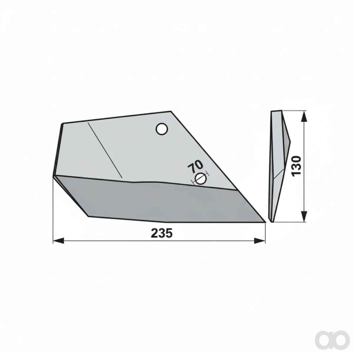 Prillinger-00240722 - Wing share right Offset Instead (00240722)