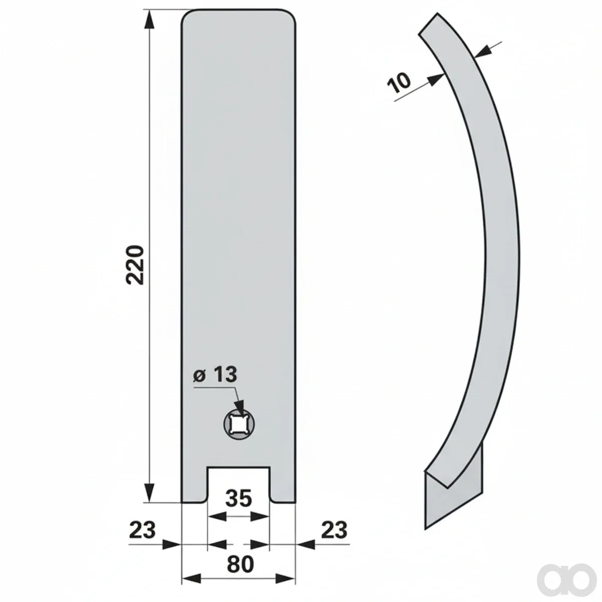 Prillinger-00240800 - Deflector Instead of Vogel U (00240800)