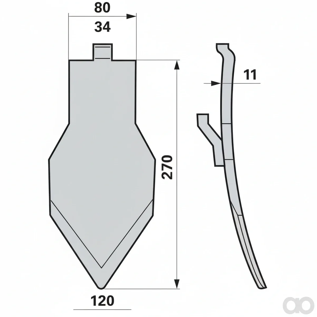 Prillinger-00240801 - Heart tip Instead of Vogel (00240801)