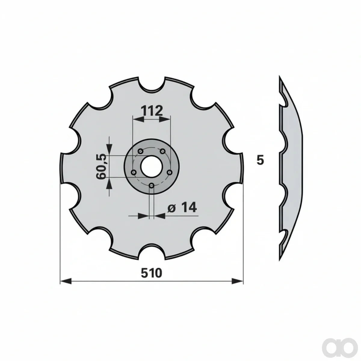 Prillinger-00240962 - Disc Instead Of Hat (00240962)