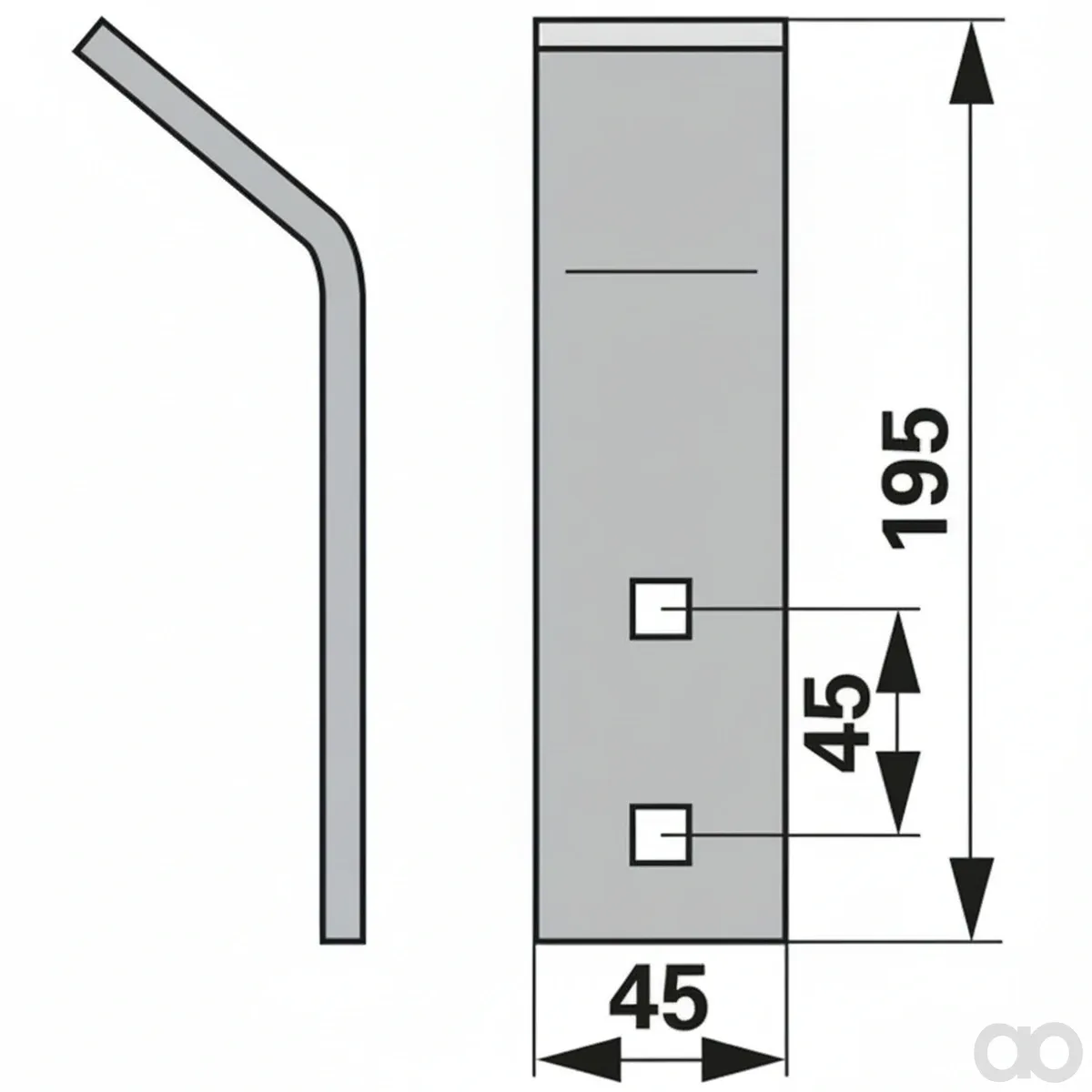 Prillinger-00241236 - Wear Plate Instead Of (00241236)