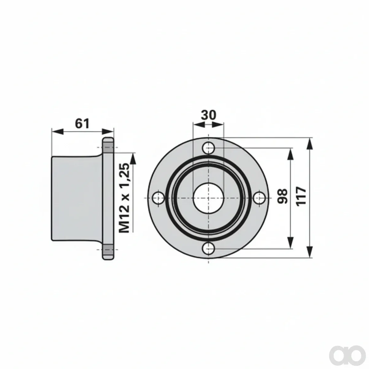Prillinger-00241269 - Bearing Unit Instead Of Väde (00241269)