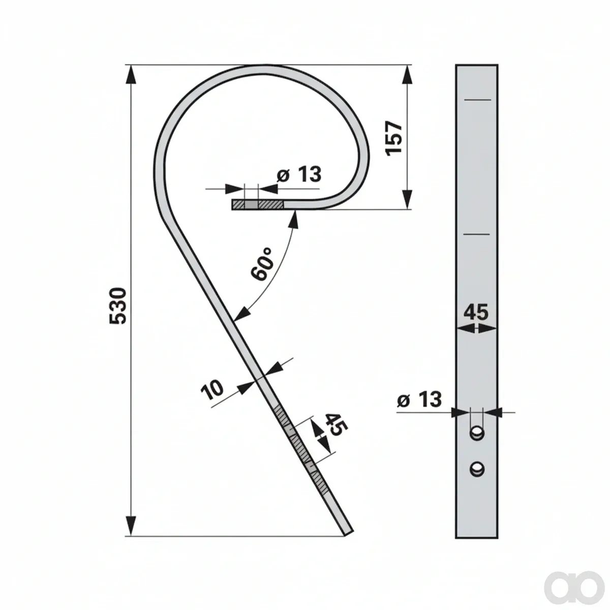 Prillinger-00241303 - Drag Tine Instead Of Hors (00241303)