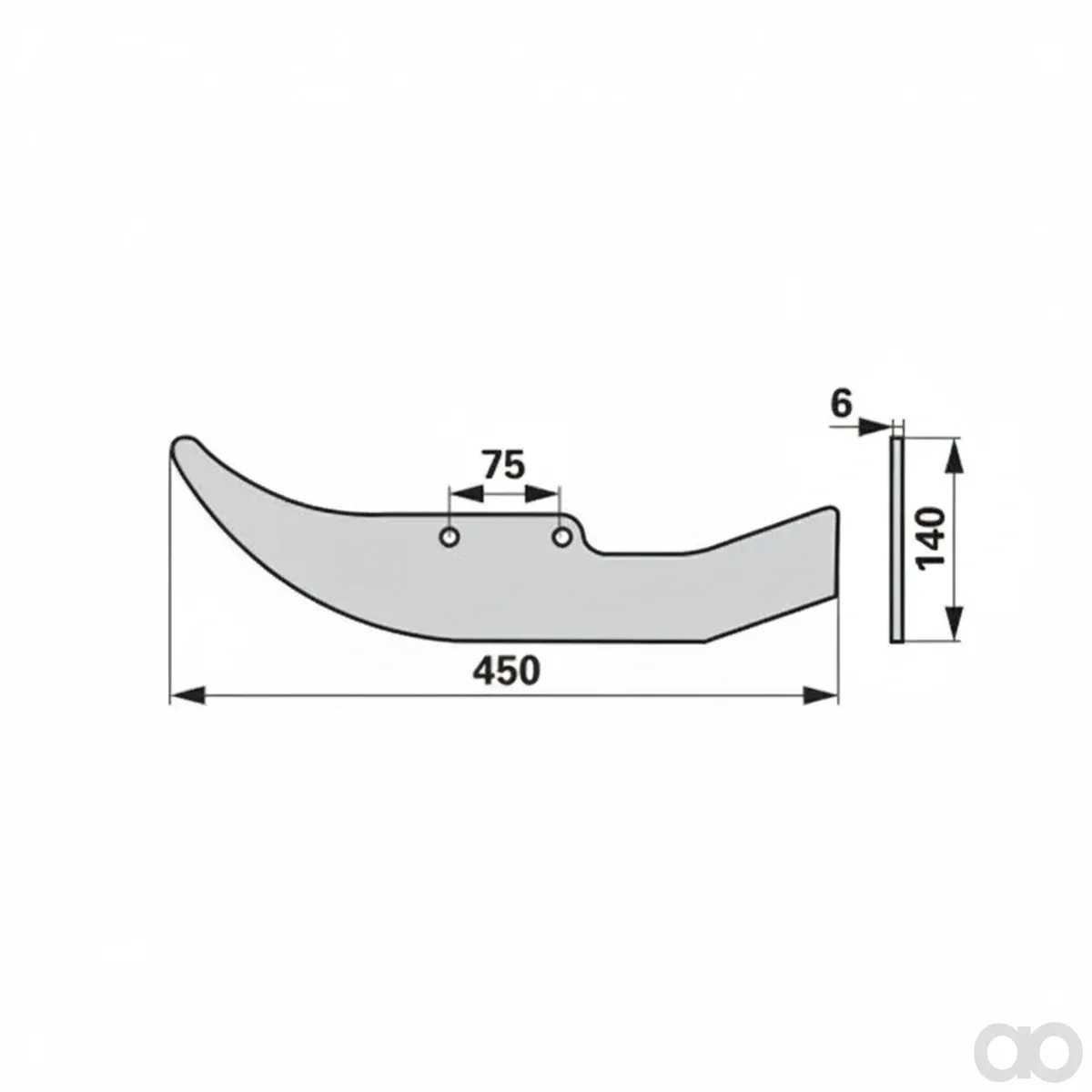 Prillinger-00241326 - Blade For Roll Cut Instead Of (00241326)