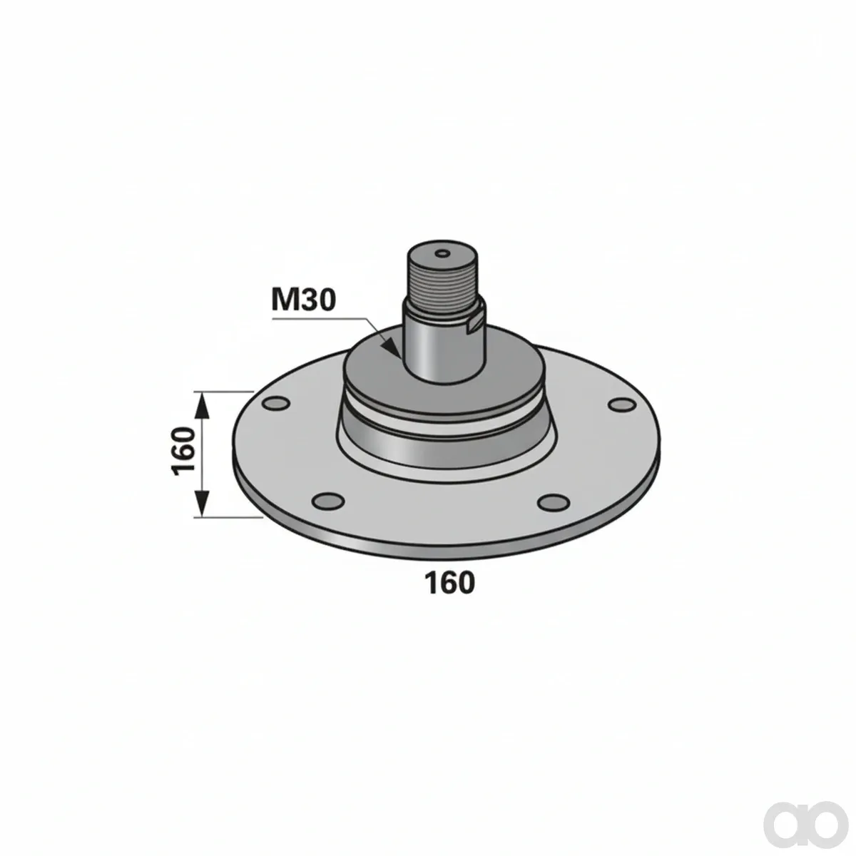 Prillinger-00241609 - Hub Instead Of Lemken 555 (00241609)