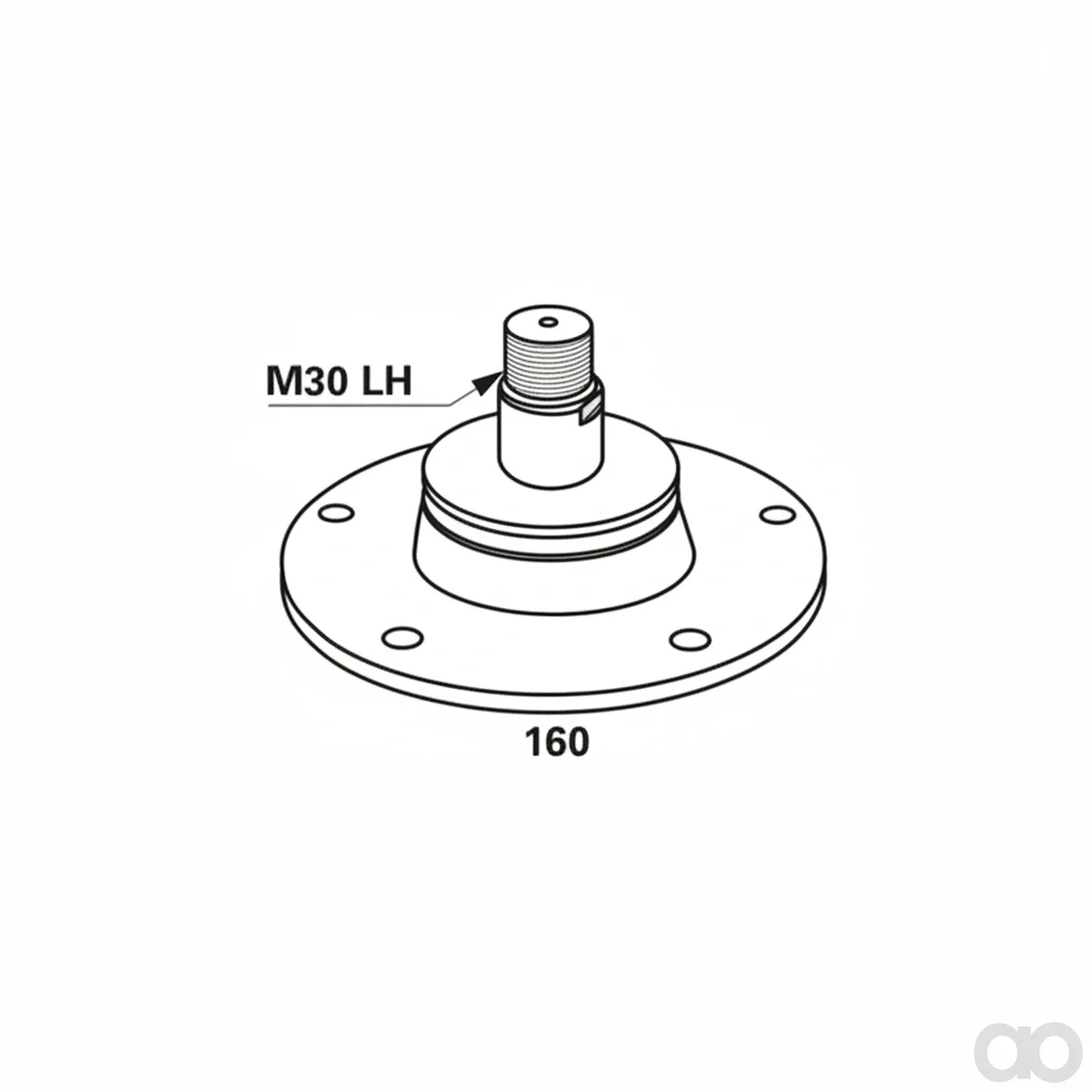 Prillinger-00241610 - Hub Instead Of Lemken 555 (00241610)