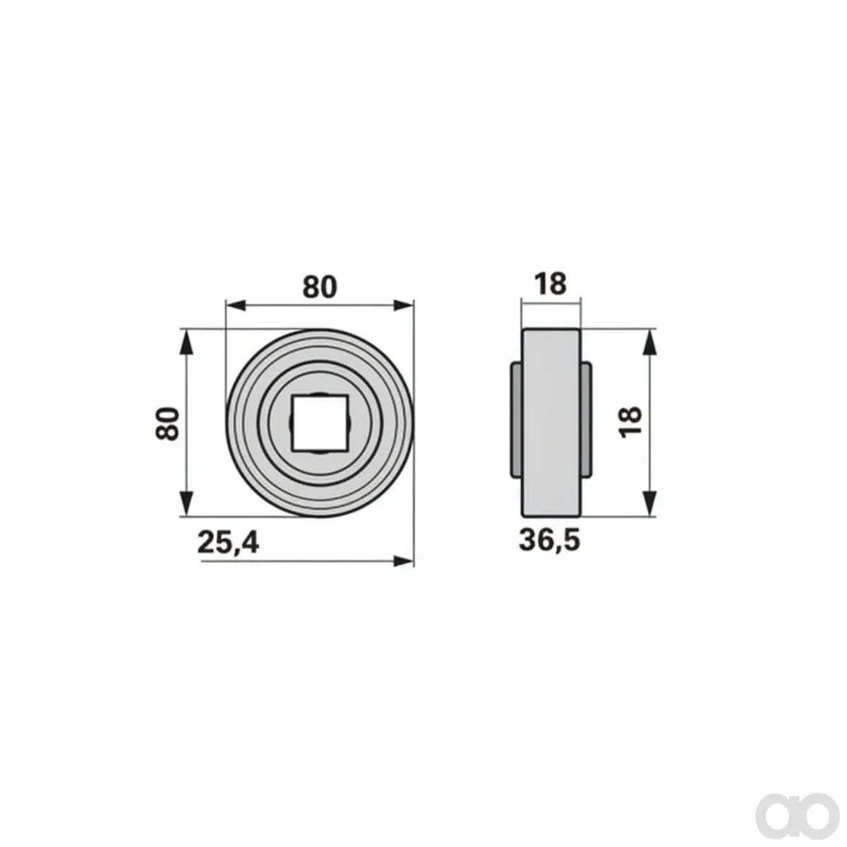 Prillinger-00241642 - Bearing Instead Of Pöttinger 4 (00241642)