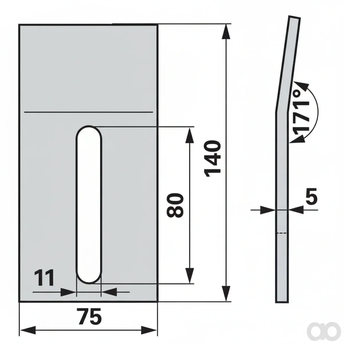 Prillinger-00250035 - Stripper Plate Instead Of Kuh (00250035)