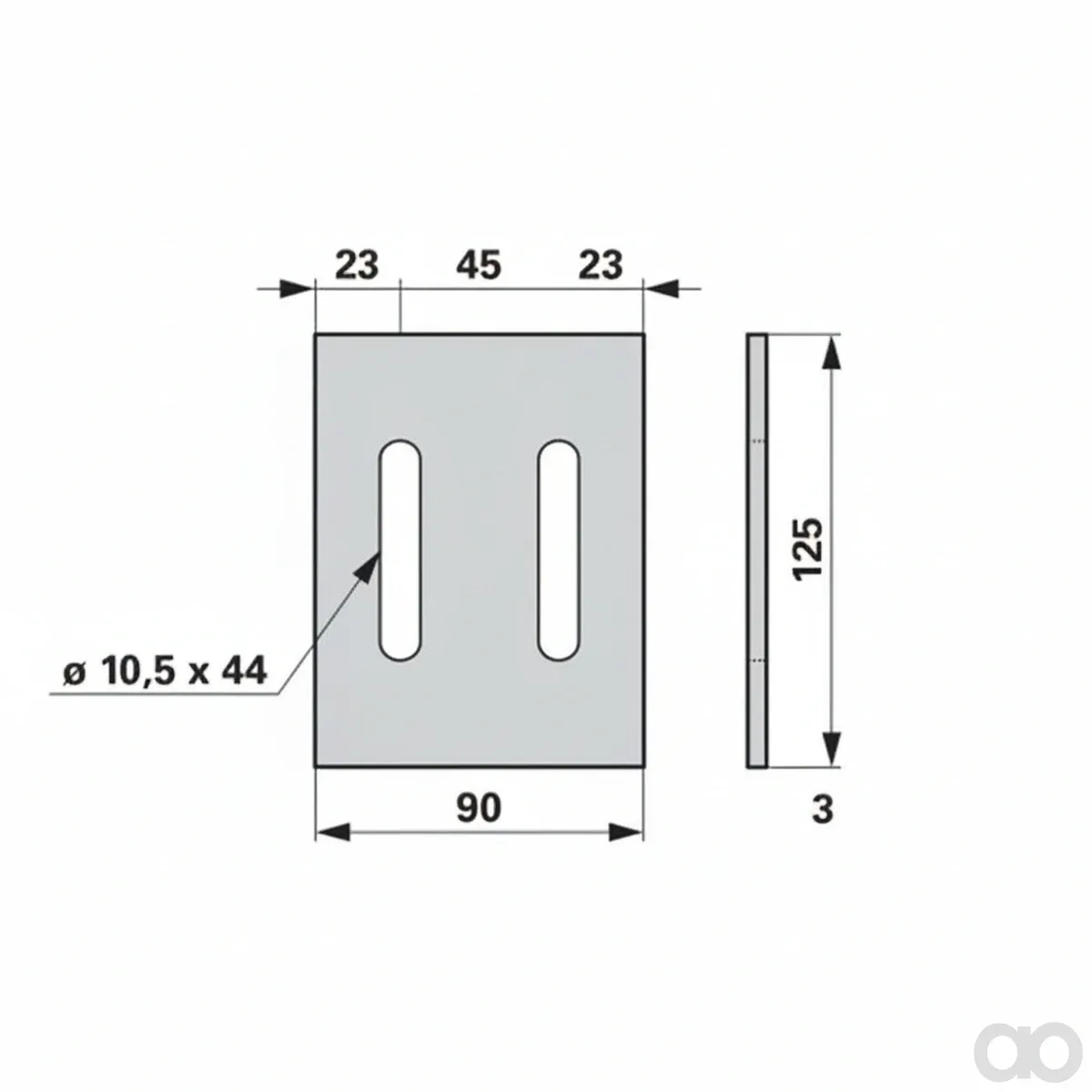 Prillinger-00250152 - Stripper Plate Instead Of Fer (00250152)