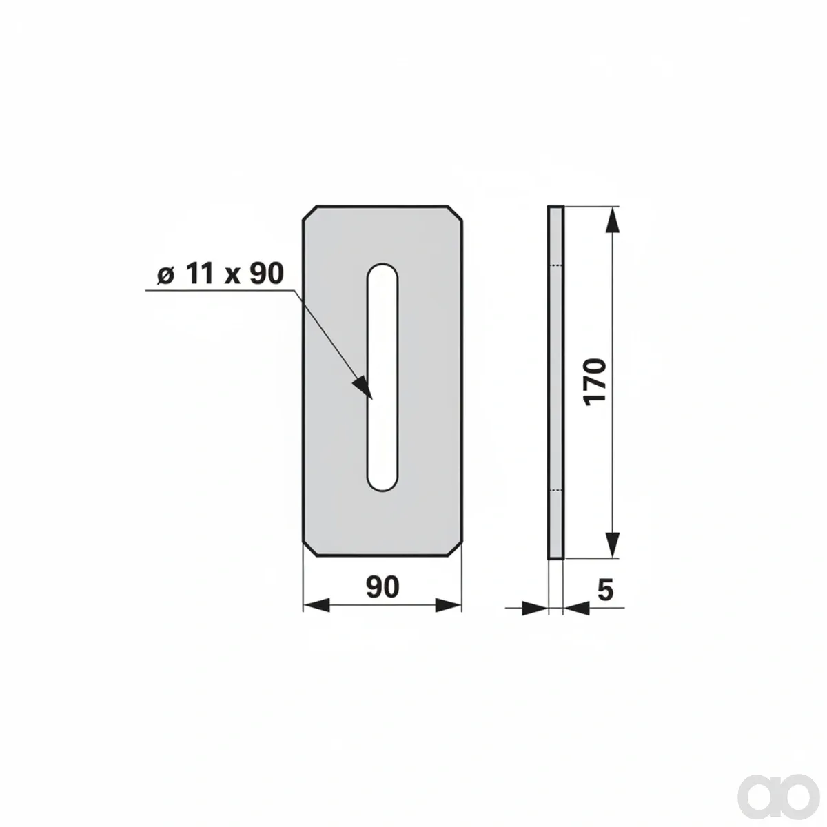 Prillinger-00250162 - Stripper Plate Instead Of Pöt (00250162)