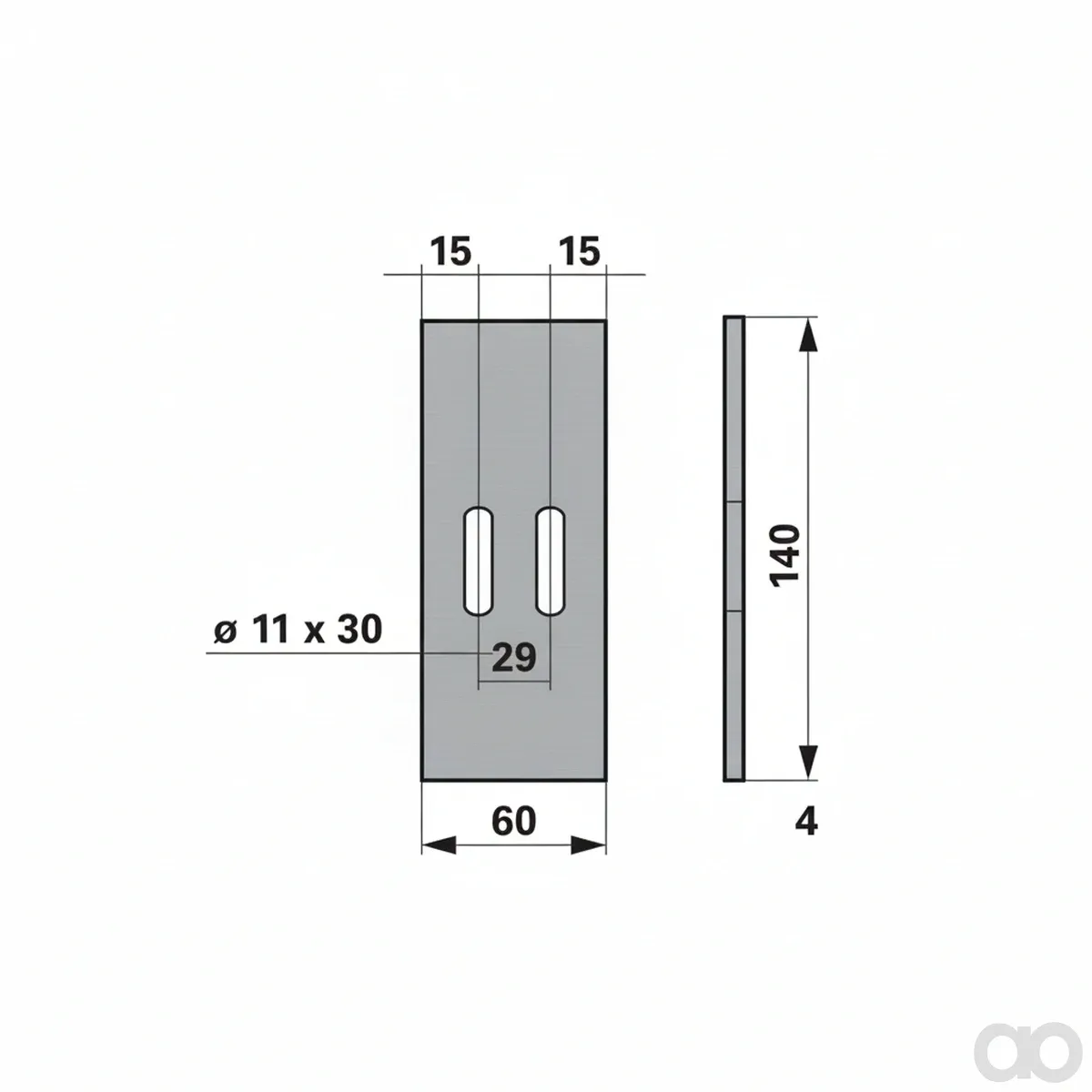 Prillinger-00250165 - Stripper Plate Instead Of 60X (00250165)