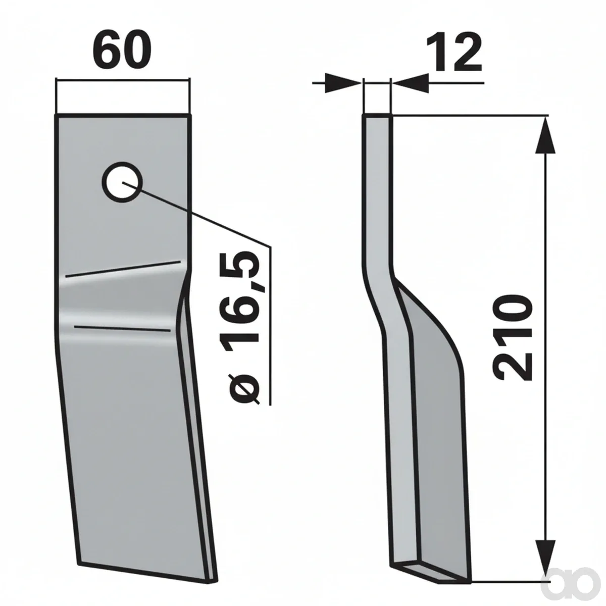Prillinger-00270888 - Milling cutter right Instead of Von (00270888)