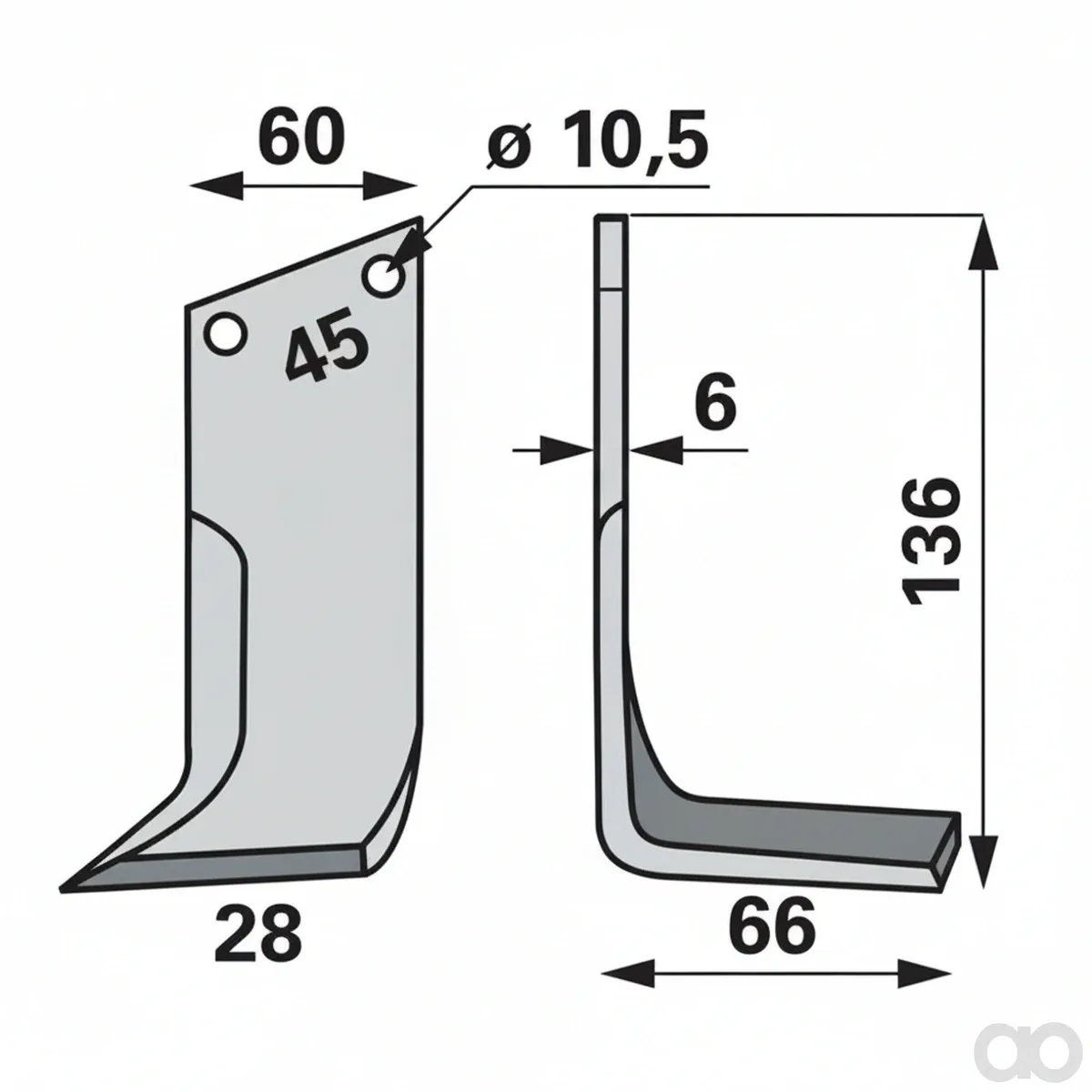 Prillinger-00271154 - Angle cutter right Instead of V (00271154)