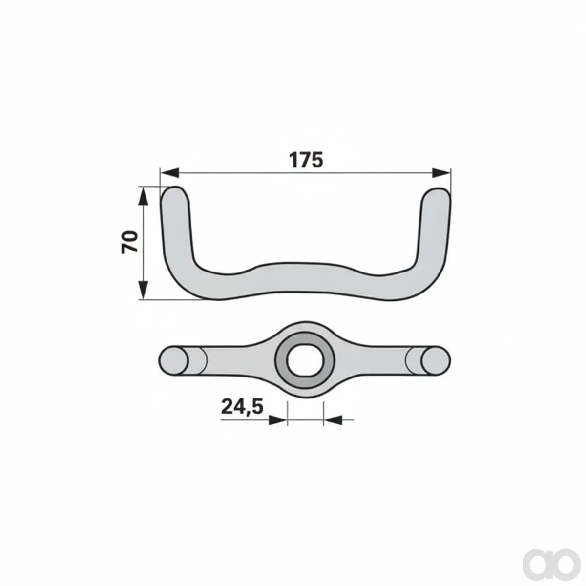 Prillinger-00281137 - Retaining bracket Instead Kuhn 525.9 (00281137)
