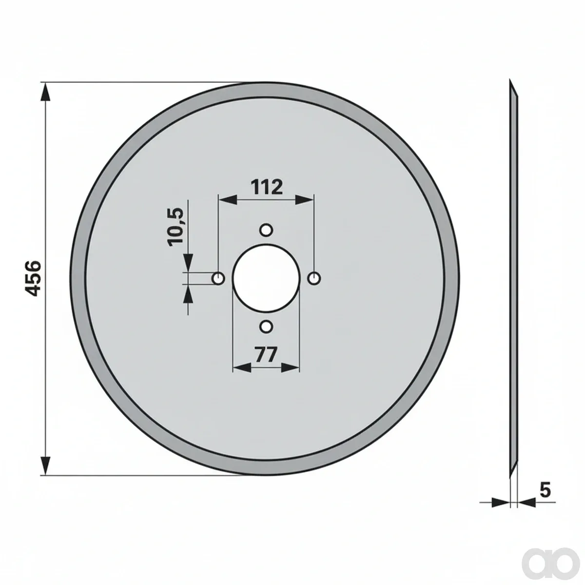 Prillinger-00310167 - Disc coulter Instead Von John (00310167)