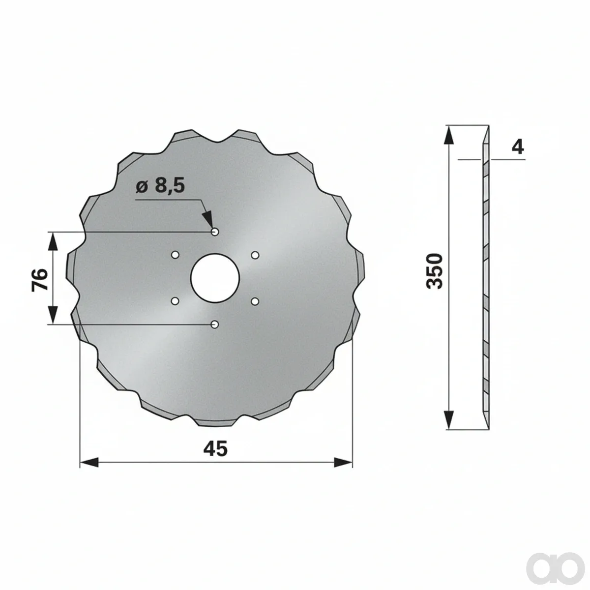 Prillinger-00310706 - Seed disc replacement for Accord (00310706)