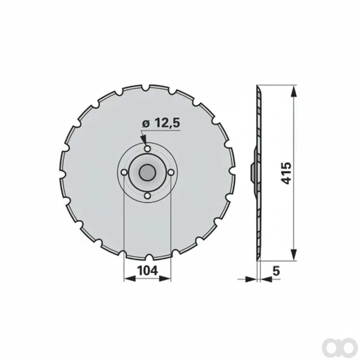 Prillinger-00310777 - Seed disc replacement for Väderstad 1 (00310777)