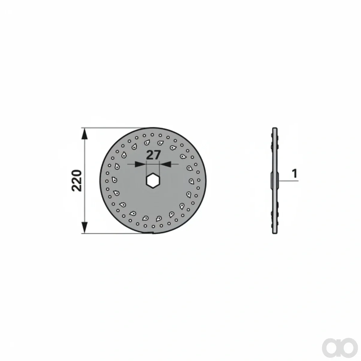 Prillinger-00310791 - Seed disc replacement for Gaspardo 22 (00310791)