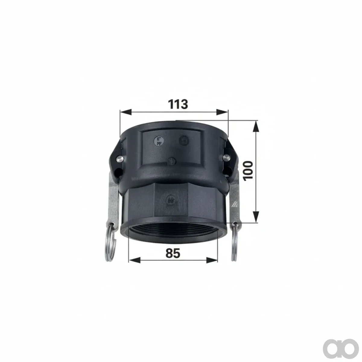 Prillinger-00342291 - Fixloc female part 3 inch with internal (00342291)