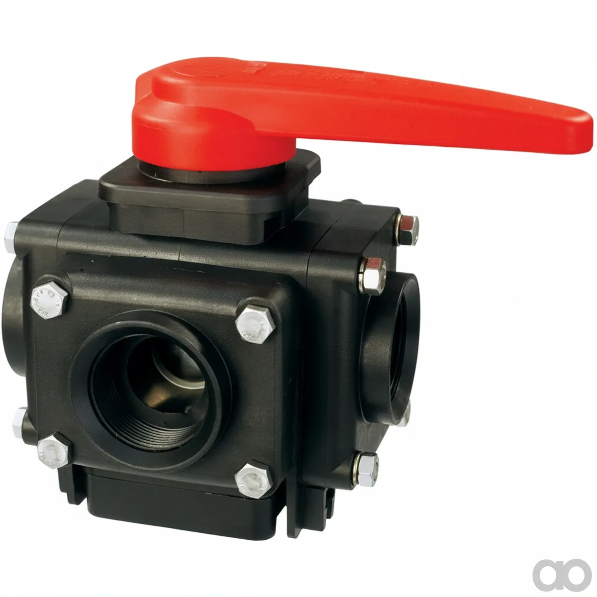 Prillinger-00342305 - 4-way ball valve plastic (00342305)