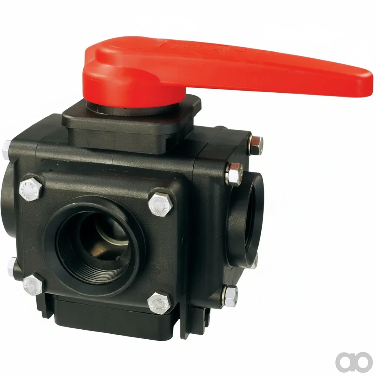 Prillinger-00342306 - 4-way ball valve plastic (00342306)
