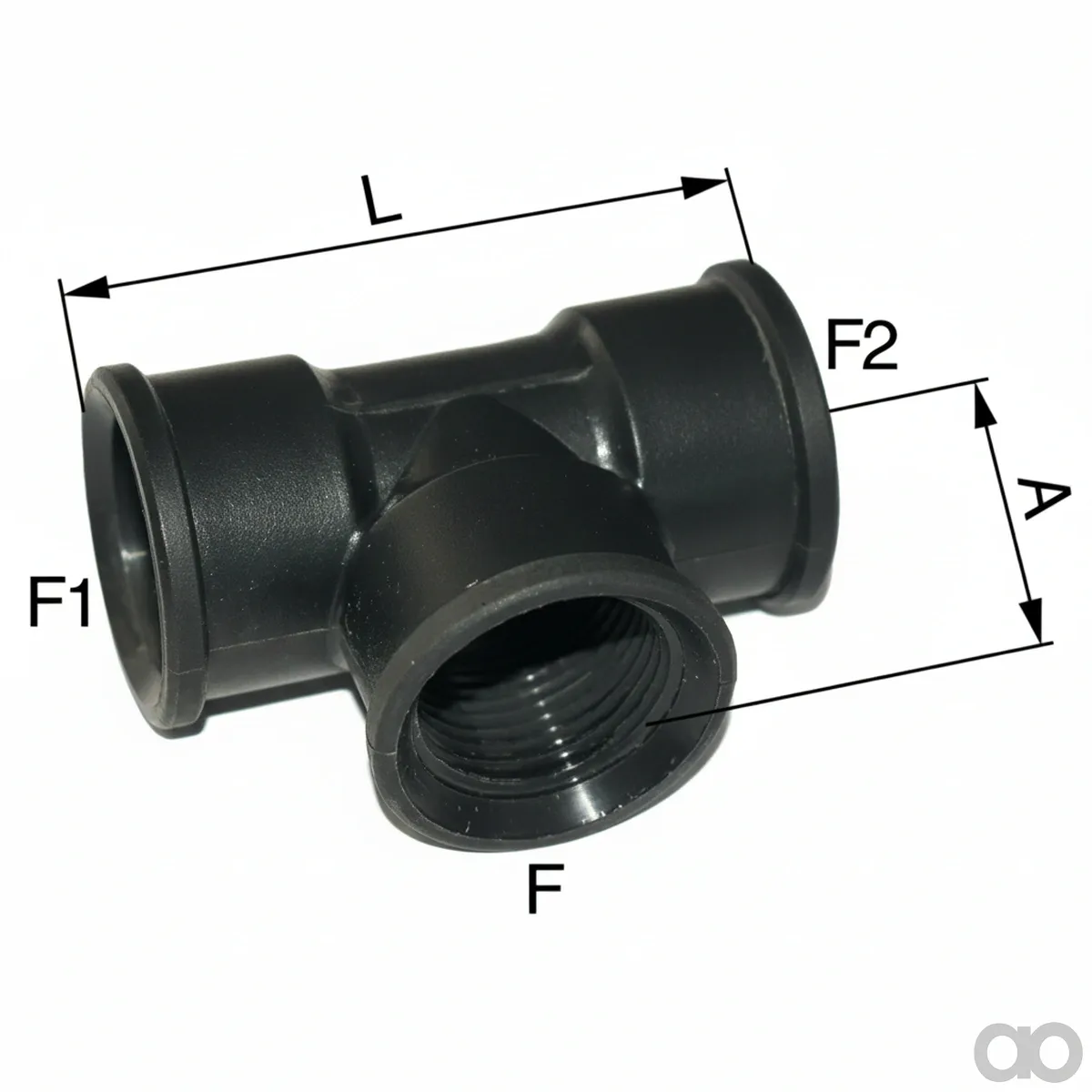 Prillinger-00342891 - T-piece plastic 3 inch Ig (00342891)