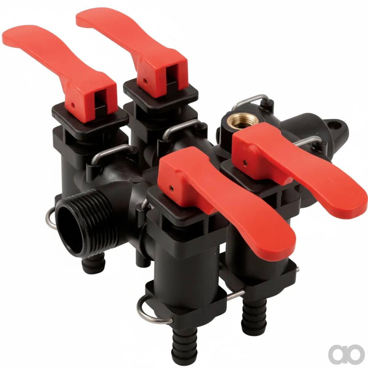 Prillinger-00344699 - Distribution block 20bar for 4 parts (00344699)