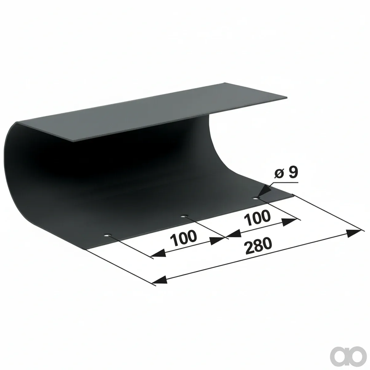 Prillinger-00364368 - Outer End Plate 280 Mm Instead (00364368)