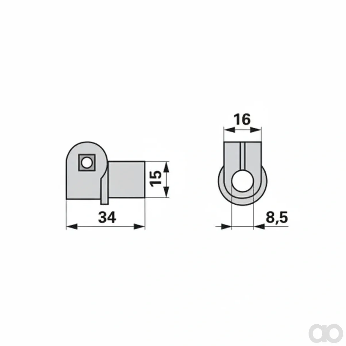 Prillinger-00401514 - Nylon clamp instead of Pz Cz (00401514)