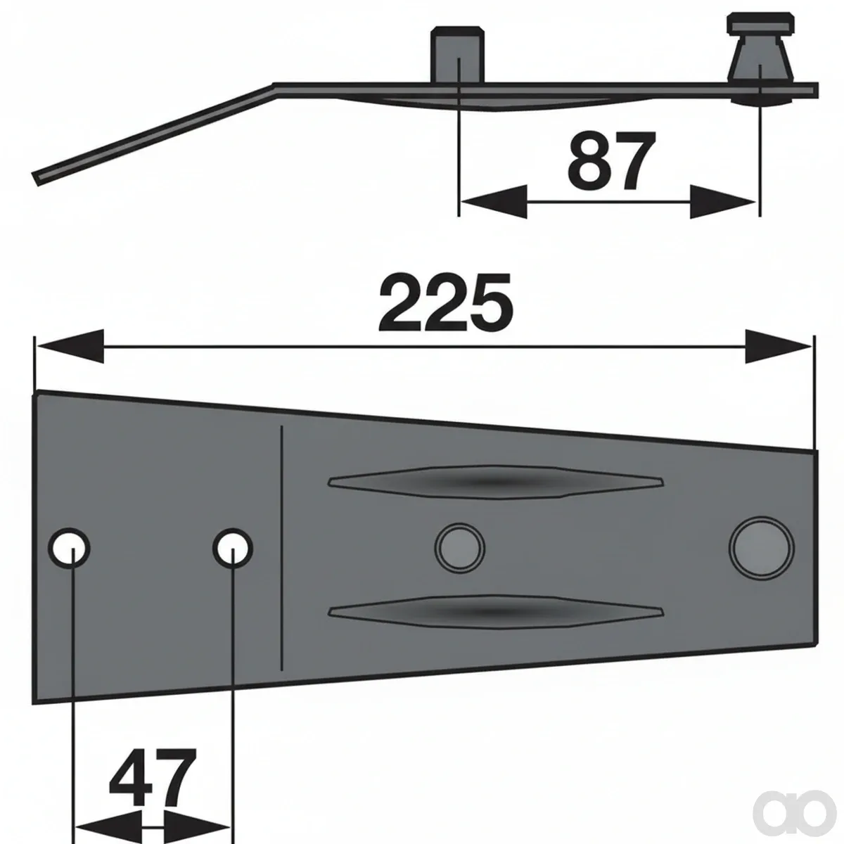 Prillinger-00411166 - Blade holder Instead Of 0658 (00411166)