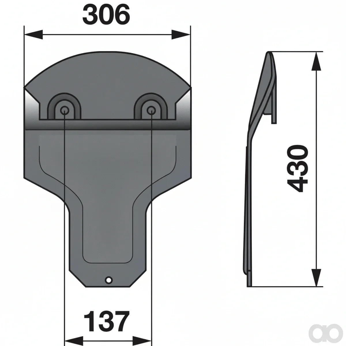 Prillinger-00412108 - Slide shoe center Instead Of B (00412108)