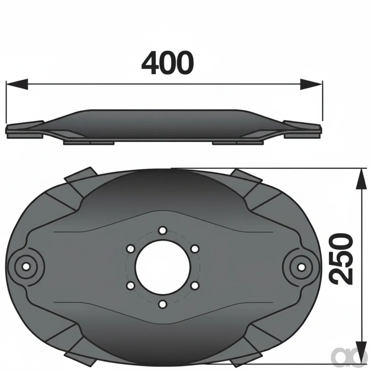 Prillinger-00412151 - Mowing disc Instead Of Claas (00412151)