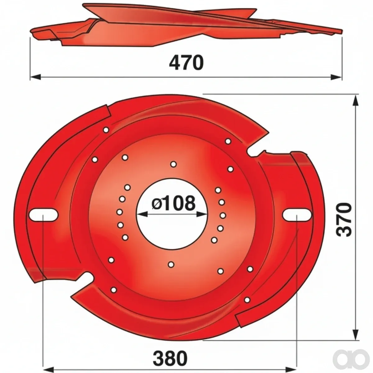 Prillinger-00412203 - Auger disc left Instead (00412203)