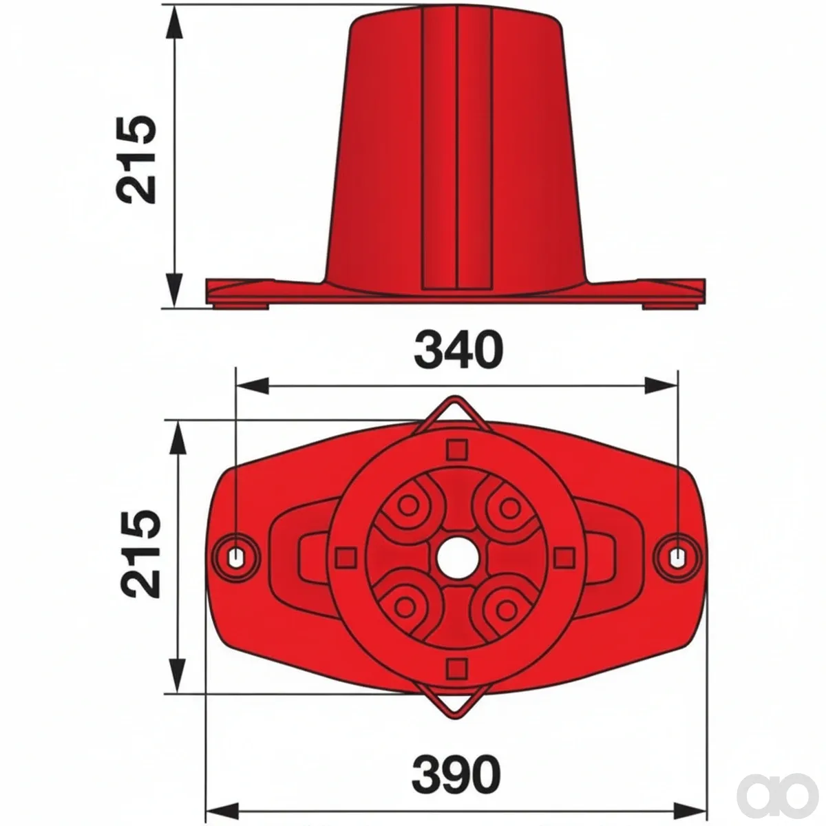 Prillinger-00412304 - Mowing drum Instead Of Kuhn 5 (00412304)